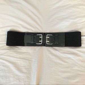 F21 Black Statement Belt